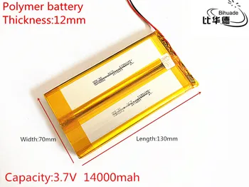 Free shipping 1pcs/lot Liter energy battery 1270130 3.7V 14000mAh Lithium polymer Battery with Protection Board For Tablet
Free shipping 1pcs/lot Liter energy battery 1270130 3.7V 14000mAh Lithium polymer Battery with Protection Board For Tablet