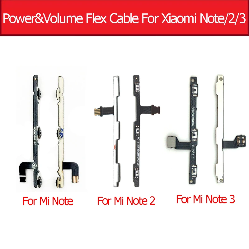 On/Off Power Volume Button Flex Cable For Xiaomi Mi Note 2 3 Power Volume Control Button Switch Flex Ribbon Repair Spare Parts
On/Off Power Volume Button Flex Cable For Xiaomi Mi Note 2 3 Power Volume Control Button Switch Flex Ribbon Repair Spare Parts