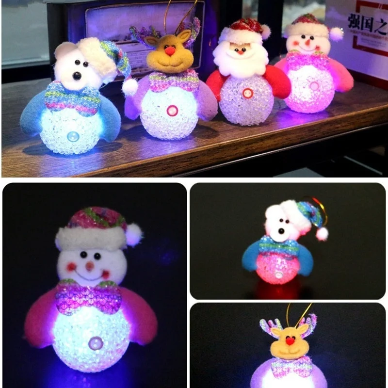Luminous Pendant Santa Claus Snowman Bear Elk Christmas Tree Decoration Night Light for Children Kids Gift
Luminous Pendant Santa Claus Snowman Bear Elk Christmas Tree Decoration Night Light for Children Kids Gift
