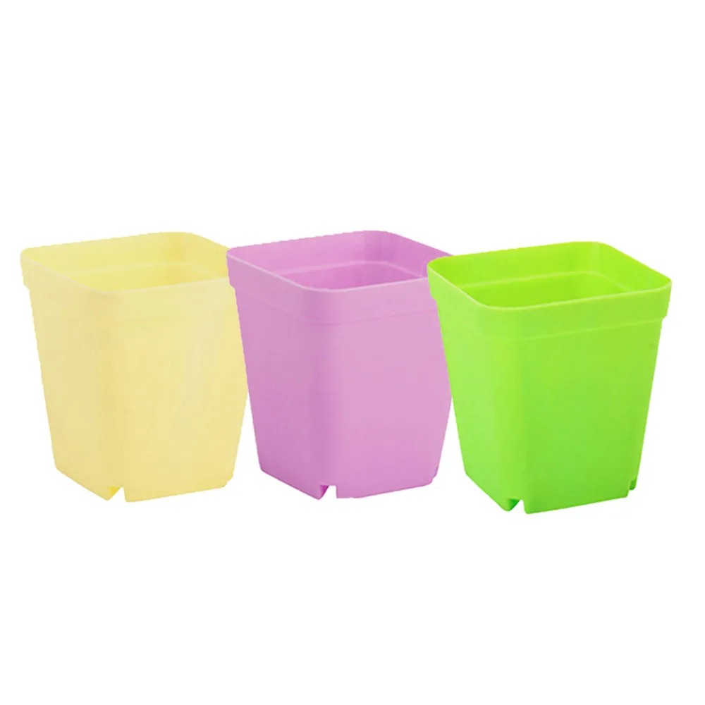 5pcs Plant Nursery Flower Pots Plastic Plant Breeders Square Pots Planted Flower Boxes Suitable For Plant Cultivation Tools
5pcs Plant Nursery Flower Pots Plastic Plant Breeders Square Pots Planted Flower Boxes Suitable For Plant Cultivation Tools