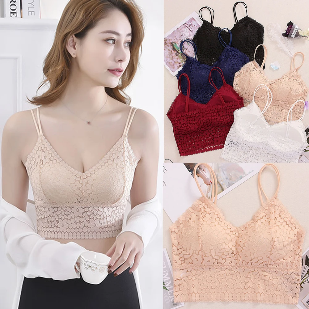1pcs Women Sexy Bra Lace Bralette Sexy Lingerie Wireless Padded Seamless Bra Ultra Strap Padded Bras for Women Underwear Tops
1pcs Women Sexy Bra Lace Bralette Sexy Lingerie Wireless Padded Seamless Bra Ultra Strap Padded Bras for Women Underwear Tops