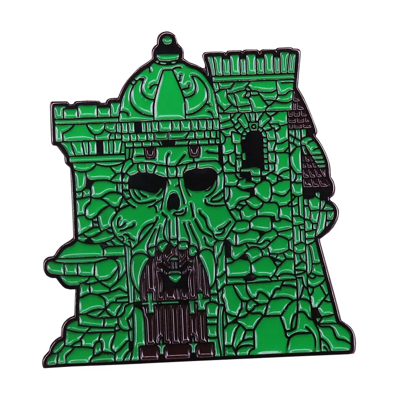Villain castle grayskull enamel pin skeletor devil brooch retro 80s He-man badge Halloween Goth accessory
Villain castle grayskull enamel pin skeletor devil brooch retro 80s He-man badge Halloween Goth accessory
