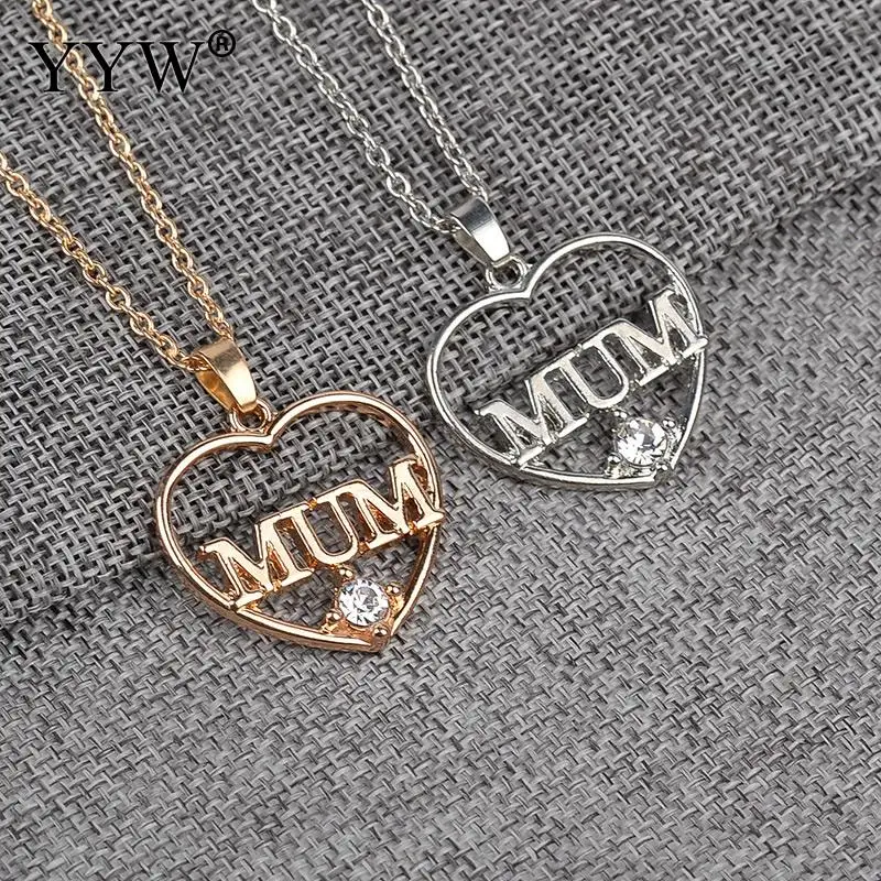 2017 New Fashion Heart Necklace Pendant word mum Rhinestone Jewelry For Women Fascinating Valentine Lover Gift For Mother
2017 New Fashion Heart Necklace Pendant word mum Rhinestone Jewelry For Women Fascinating Valentine Lover Gift For Mother