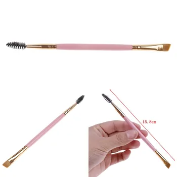 Pink Female Double Head Makeup Brush Makeup Tools Handle Double Eyebrow Brush + Eyebrow Comb and Makeup Brushes
Pink Female Double Head Makeup Brush Makeup Tools Handle Double Eyebrow Brush + Eyebrow Comb and Makeup Brushes