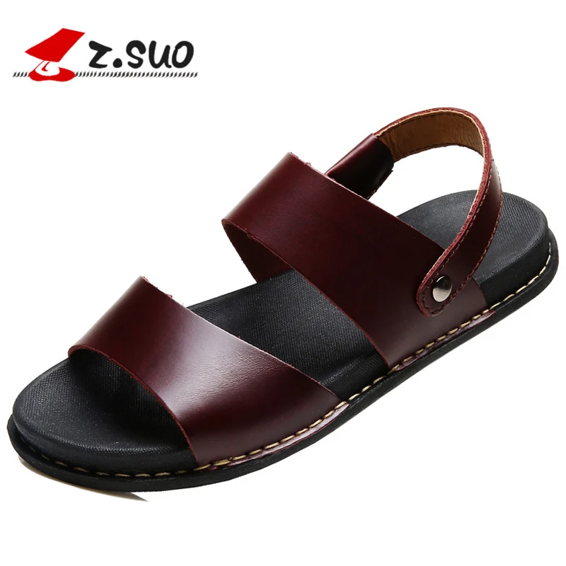 Z.SUO ZS16515 New Fashion Slip On Style Genuine Leather Men's Sandals Manual Stitching Solid Color Summer Man Sandal Shoes
Z.SUO ZS16515 New Fashion Slip On Style Genuine Leather Men's Sandals Manual Stitching Solid Color Summer Man Sandal Shoes