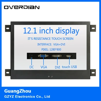 12.1/12" VGA/USB/DVI Interface Metal Shell Fixed Ear Installation 16:10 Resistance Touch Screen Industrial Control Lcd Monitor
12.1/12" VGA/USB/DVI Interface Metal Shell Fixed Ear Installation 16:10 Resistance Touch Screen Industrial Control Lcd Monitor