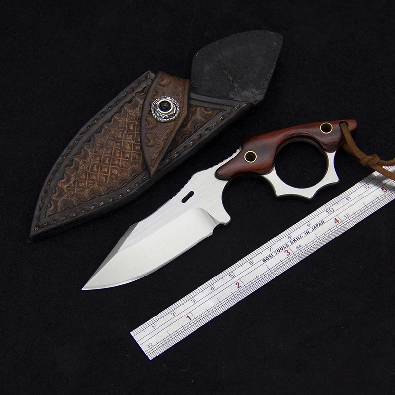Mini Rescue Neck Knife Rose Wood Handle Tactical Fixed Blade Knife Outdoor Straight Knives Hunting Survival Tools Multi Tools 
Mini Rescue Neck Knife Rose Wood Handle Tactical Fixed Blade Knife Outdoor Straight Knives Hunting Survival Tools Multi Tools