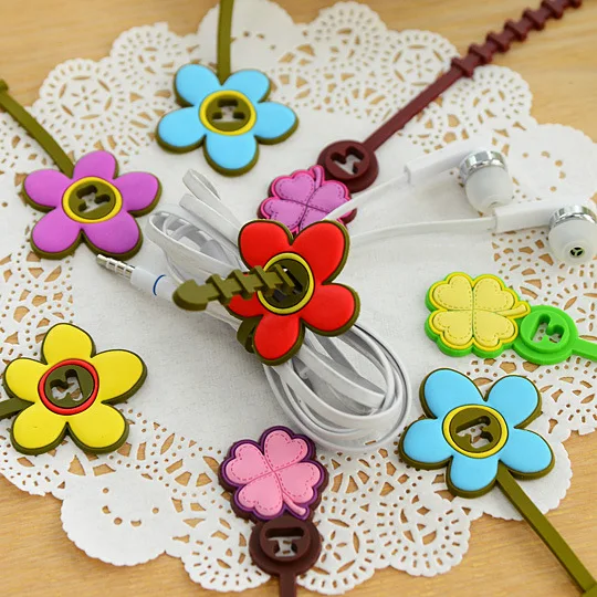 20PCS/lot Sun flower Cable Winder Headphone Earphone Cable Organizer Wire Cord Holder for USB Data Line Cables Manager
20PCS/lot Sun flower Cable Winder Headphone Earphone Cable Organizer Wire Cord Holder for USB Data Line Cables Manager