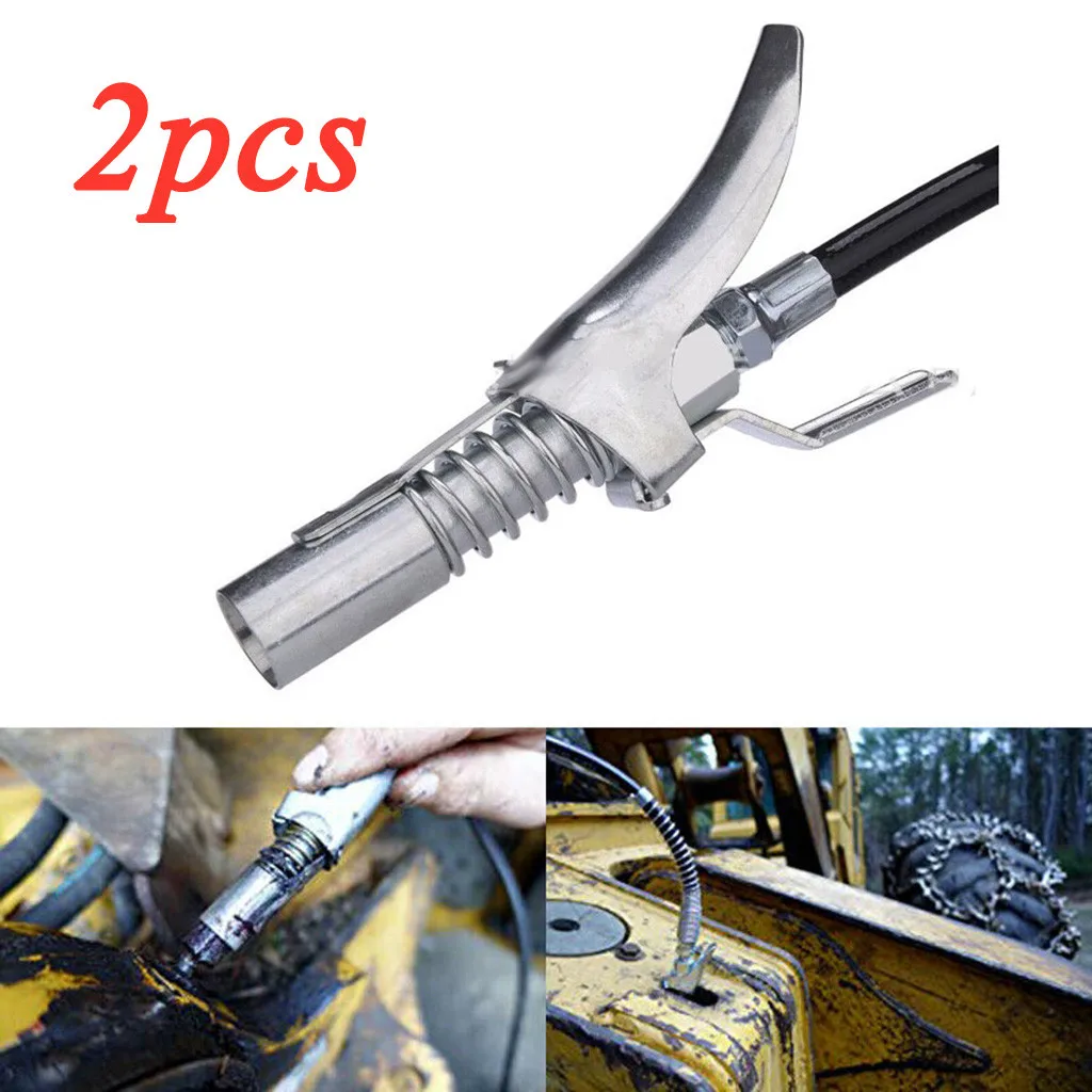 2pc Grease Coupler Durable Locking Clamp Type Metal Quick Release for Grease Suitable for all SAE and metric zero couplers
2pc Grease Coupler Durable Locking Clamp Type Metal Quick Release for Grease Suitable for all SAE and metric zero couplers