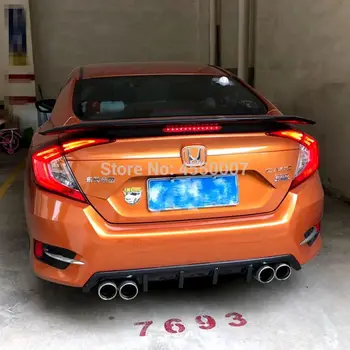 High Quality ABS Plastic Car Tail Wing Decoration Rear Trunk Spoiler For Honda Civic 10th 2015 2016 2017
High Quality ABS Plastic Car Tail Wing Decoration Rear Trunk Spoiler For Honda Civic 10th 2015 2016 2017
