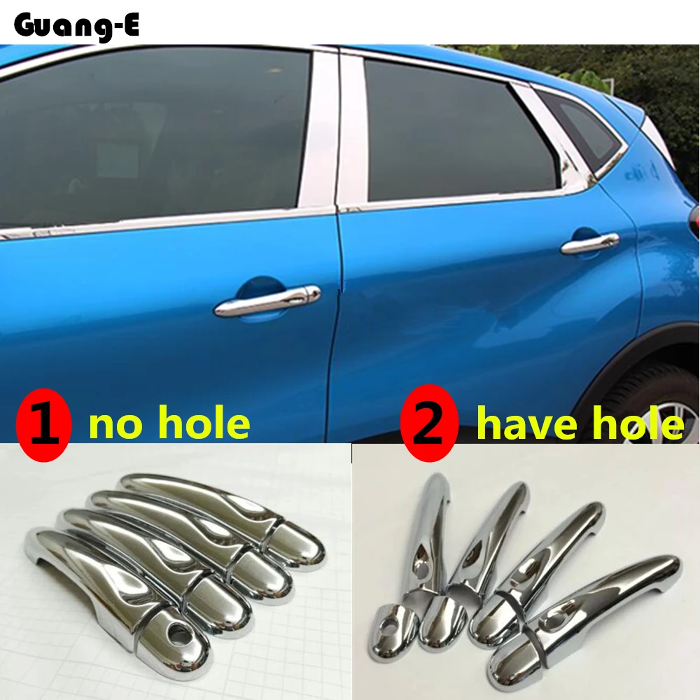 8pcs Outer Door Handle Panel Cover Trim Wthout Smart Hole For Honda Accord 13-17