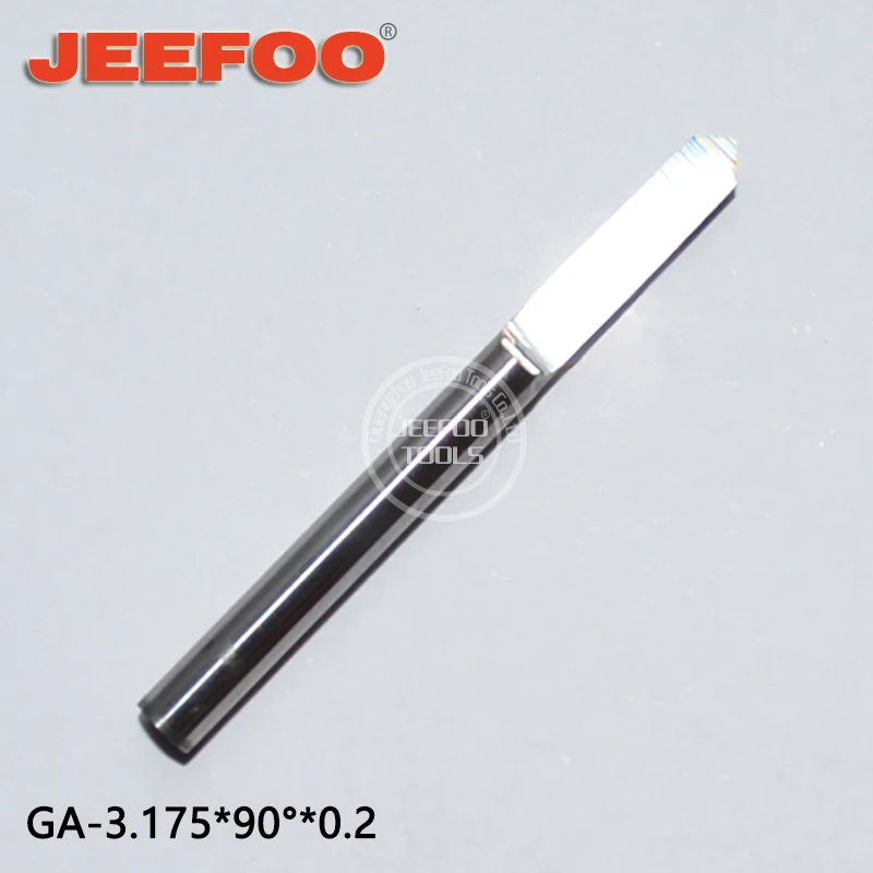 Jeefoo 3.175*90Degree*0.2 Single Flute Engraving Bits/ Cutting Bits/Carving Tools/V Shape Engraving Bit/PCB Cutters
Jeefoo 3.175*90Degree*0.2 Single Flute Engraving Bits/ Cutting Bits/Carving Tools/V Shape Engraving Bit/PCB Cutters