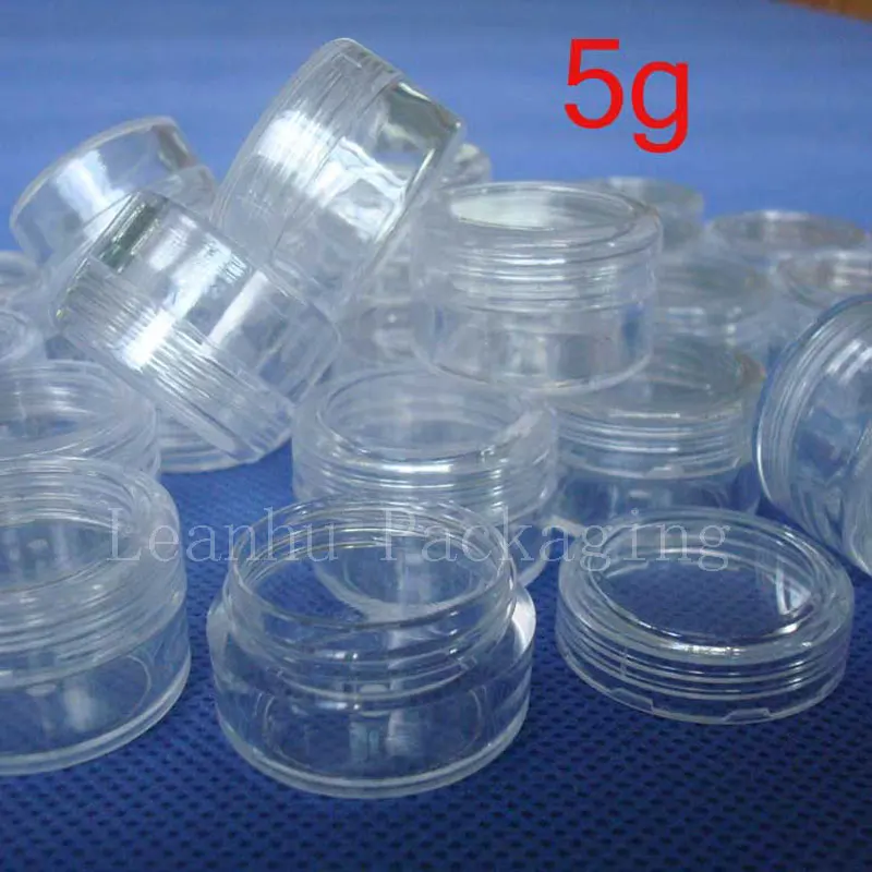 5g X 200 Empty Cosmetic Cream Jar Sample Cream Bottles Containers Transparent Plastic Jars Pot For Nail Art PS Jar Tin Can
5g X 200 Empty Cosmetic Cream Jar Sample Cream Bottles Containers Transparent Plastic Jars Pot For Nail Art PS Jar Tin Can