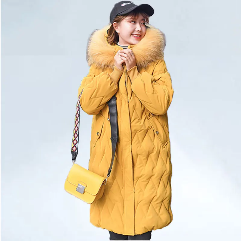 Plus size Cotton Parka Womens 2019 New Adjustable Waist Long Down Jackets Thick Large Fur collar Hooded Coat Winter Coat Women
Plus size Cotton Parka Womens 2019 New Adjustable Waist Long Down Jackets Thick Large Fur collar Hooded Coat Winter Coat Women