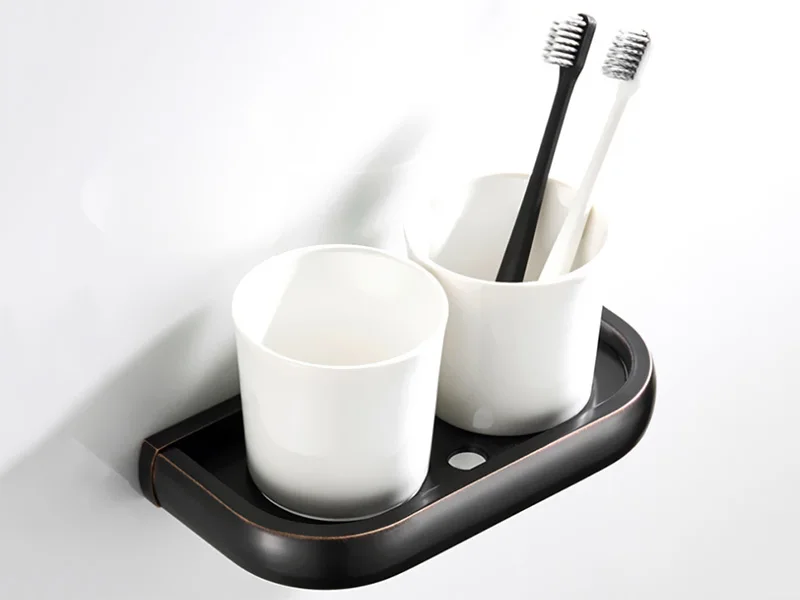 double cup holder black 1