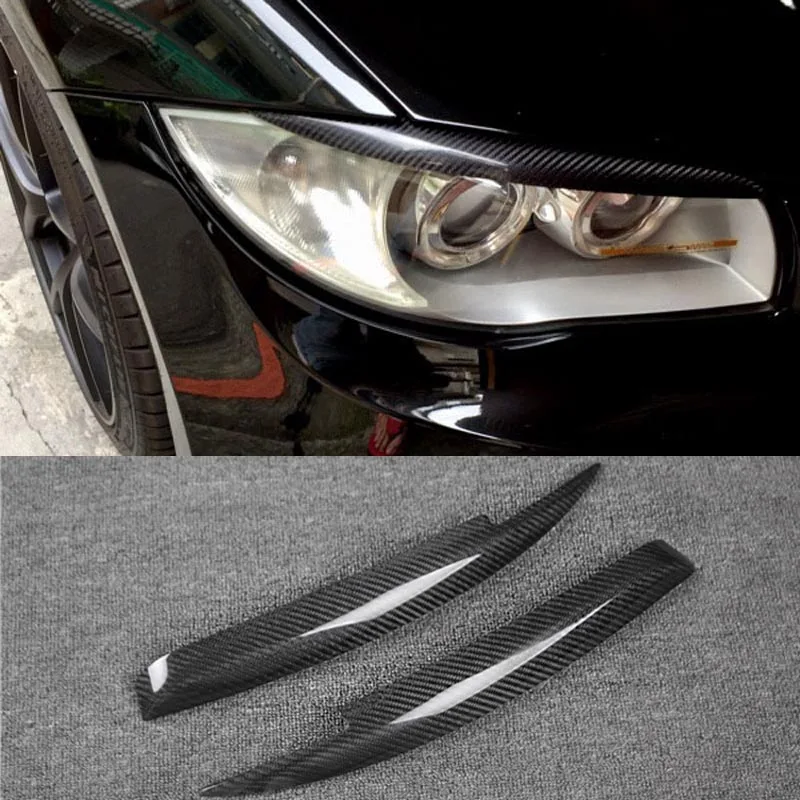Наклейка на фары из углеродного волокна, для бровей, век, для BMW 1 серии E81, E82, E87, E88
Наклейка на фары из углеродного волокна, для бровей, век, для BMW 1 серии E81, E82, E87, E88