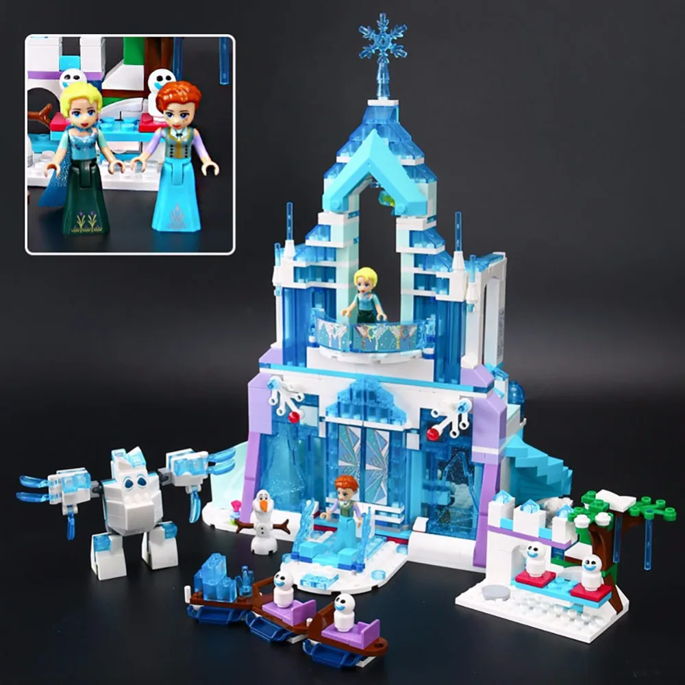 Lepin 25002 friend Girl series 41148 Elsa Anna Ice Dream Romantic Castle Cinderella Princess Castle building blocks bricks toys
Lepin 25002 friend Girl series 41148 Elsa Anna Ice Dream Romantic Castle Cinderella Princess Castle building blocks bricks toys