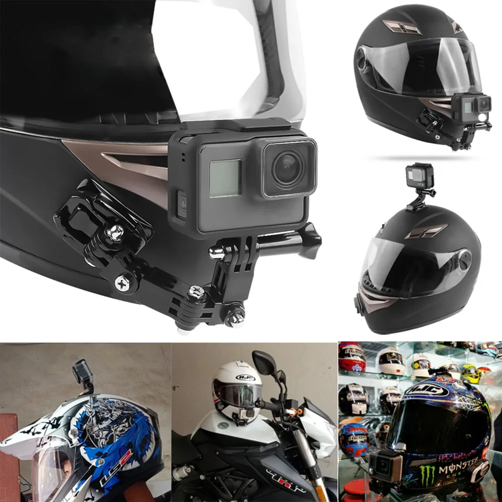 Go pro Accessories 4 Ways Turntable Button Mount Go Pro Hero 7 6 5 4 SJCAM SJ4000 EKEN H9 H9R Motorcycle Helmet Chin Bracket arm
Go pro Accessories 4 Ways Turntable Button Mount Go Pro Hero 7 6 5 4 SJCAM SJ4000 EKEN H9 H9R Motorcycle Helmet Chin Bracket arm