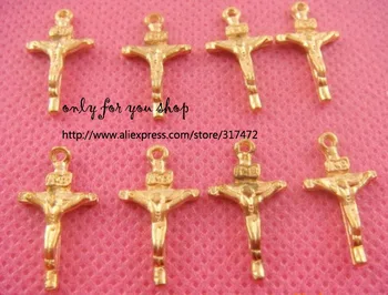 FREE SHIP! 10*19mm Gold Plated cross Mental spacer Pendant - filigree stamping for DIY jewelry making
FREE SHIP! 10*19mm Gold Plated cross Mental spacer Pendant - filigree stamping for DIY jewelry making