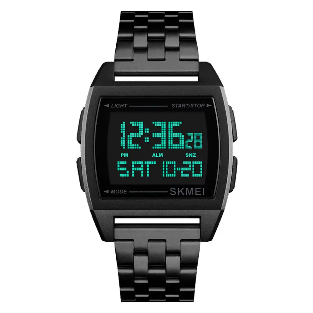 Men Back Light Countdown Chronograph Digital Waterproof Business Wrist Watch erkek kol saati
Men Back Light Countdown Chronograph Digital Waterproof Business Wrist Watch erkek kol saati