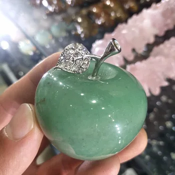 Quartz Apple Christmas Crystal Apples Figurine Alloy Leaf Paperweight Ornament for Christmas Festival Gift
Quartz Apple Christmas Crystal Apples Figurine Alloy Leaf Paperweight Ornament for Christmas Festival Gift