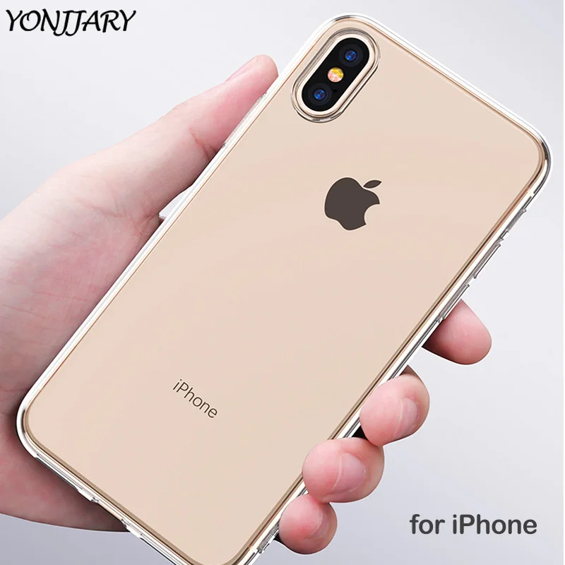 Clear Soft TPU Case for iPhone X XR XS Max 6 6s 7 8 Plus Transparent Thin Silicon Case for iPhone 8 6Plus 7Plus 8Plus Phone Bag
Clear Soft TPU Case for iPhone X XR XS Max 6 6s 7 8 Plus Transparent Thin Silicon Case for iPhone 8 6Plus 7Plus 8Plus Phone Bag