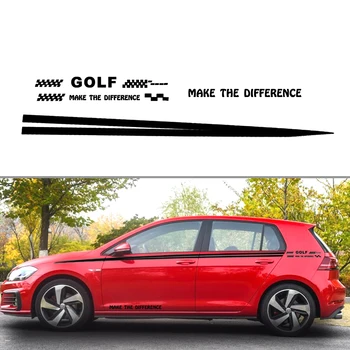 Car Side Body Decal Sticker For Volkswagen Golf for Hatchback Sedan SUV Car Pickup Truck Decoration Decals DIY Stickers 280cm
Car Side Body Decal Sticker For Volkswagen Golf for Hatchback Sedan SUV Car Pickup Truck Decoration Decals DIY Stickers 280cm
