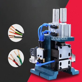ZC-3F High Efficiency Pneumatic Stripping Machine Quality Multi-Core Sheathed Wire Twisting Machine Cable Peeling Machine 220V
ZC-3F High Efficiency Pneumatic Stripping Machine Quality Multi-Core Sheathed Wire Twisting Machine Cable Peeling Machine 220V