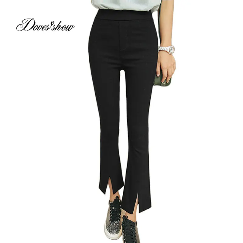 Stretch Slim Elastic Split Stitching Flared Wide Leg Pants Leggings Ankle length Plus size Trousers for women Pantalon Femme
Stretch Slim Elastic Split Stitching Flared Wide Leg Pants Leggings Ankle length Plus size Trousers for women Pantalon Femme