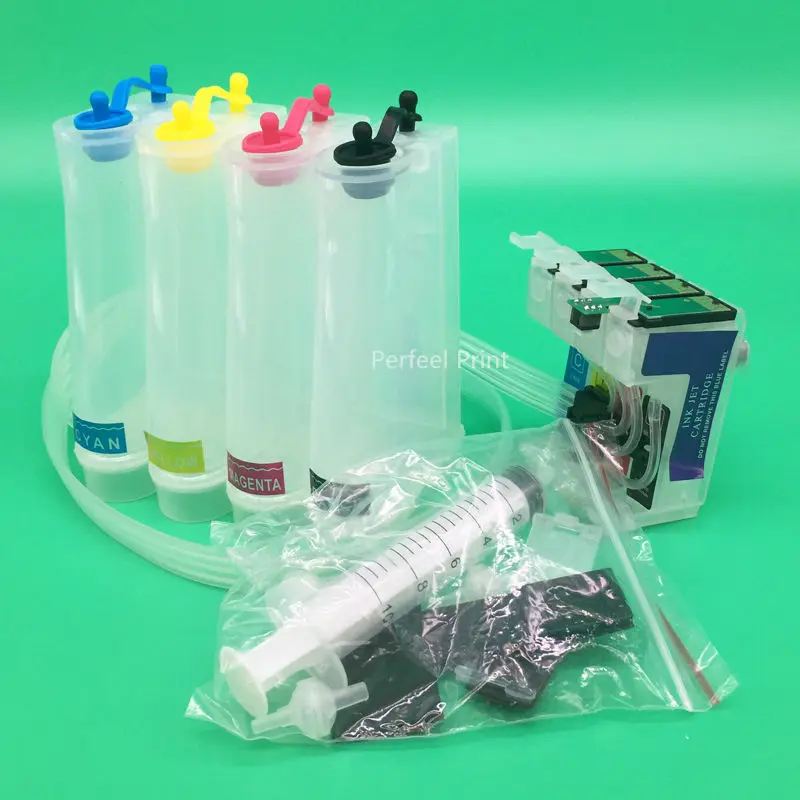 4 Color T1351 T1332-T1334 Empty CISS Ink System With ARC Chip For Epson Stylus T25 TX125 TX133 TX135 BK C M Y
4 Color T1351 T1332-T1334 Empty CISS Ink System With ARC Chip For Epson Stylus T25 TX125 TX133 TX135 BK C M Y