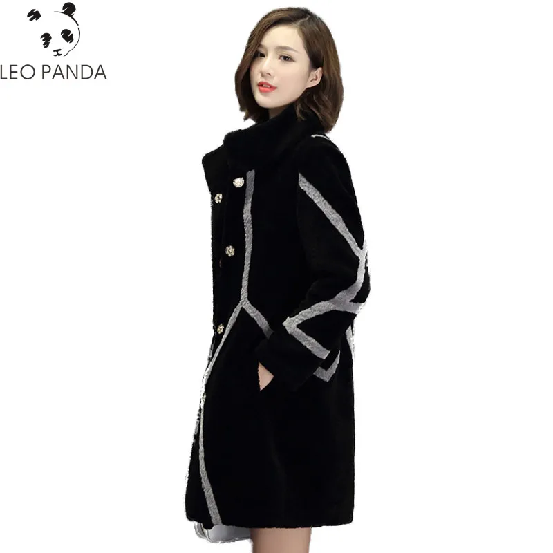 Mouton Coat 2019 New Winter Real Fur Coat Female Jacket Natural Wool Overcoat Women Sheep Shearing Fur Coats Outerwear HF476
Mouton Coat 2019 New Winter Real Fur Coat Female Jacket Natural Wool Overcoat Women Sheep Shearing Fur Coats Outerwear HF476