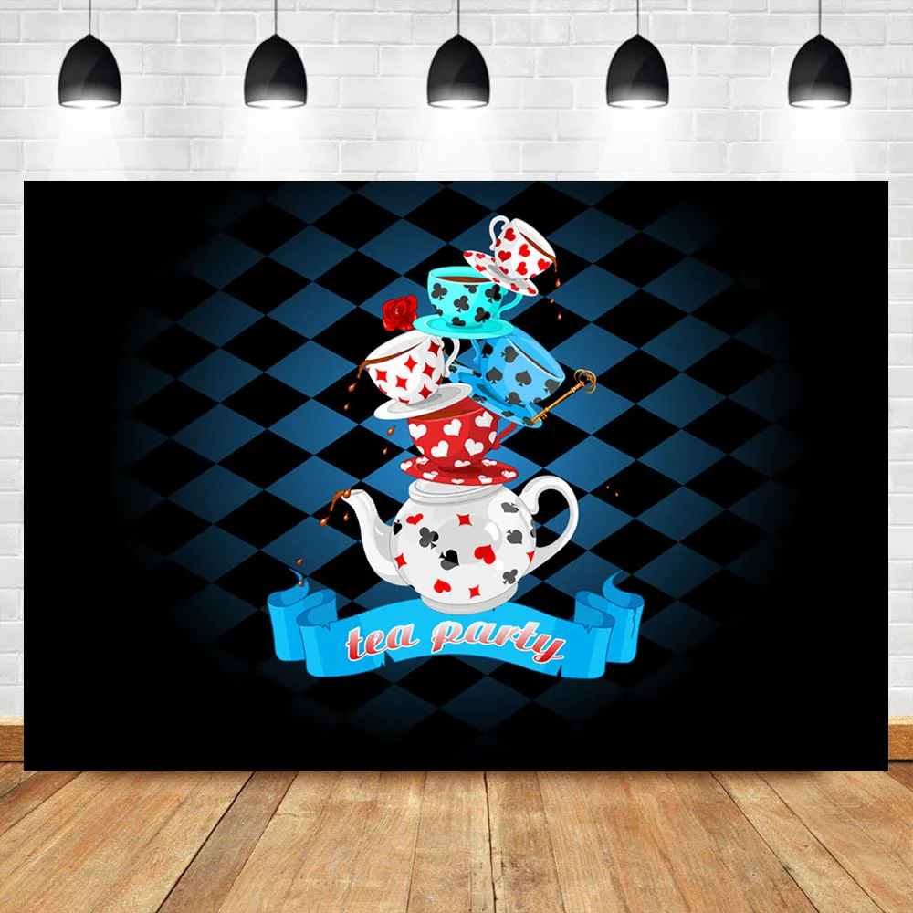 Neoback Tea Party Photography Background Blue Black Checkers Tea Cups Teapots Custom Photography Backdrops Studio Shoots
Neoback Tea Party Photography Background Blue Black Checkers Tea Cups Teapots Custom Photography Backdrops Studio Shoots