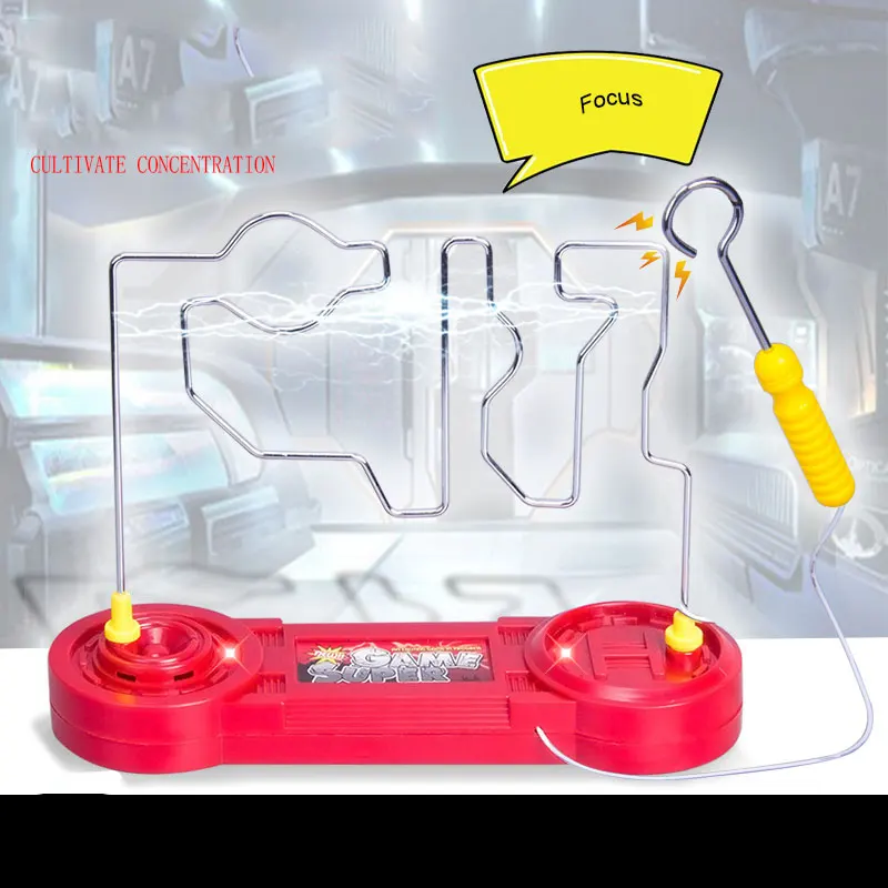 Electric Desktop Stick Walking Maze With 3PCS Iron Wires Puzzle Science Teaching Aids Educational Kid's Toys Exquisite Gift Bag
Electric Desktop Stick Walking Maze With 3PCS Iron Wires Puzzle Science Teaching Aids Educational Kid's Toys Exquisite Gift Bag