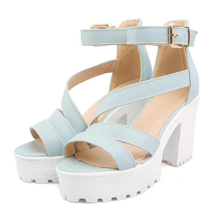 Big size Summer sandals women 2017 platform female thick heel high heels peep toe sandals shoes women sandalias plataforma 9935 Big size Summer sandals women 2017 platform female thick heel high heels peep toe sandals shoes women sandalias plataforma 9935<br><br>Aliexpress
