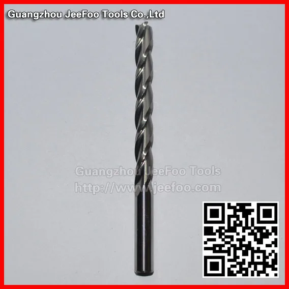 

6*52mm Three Flute End Mills, Milling Tools, Tungsten Carbide Engraving Cutters for Hard Wood, MDF, PVC, Acryl