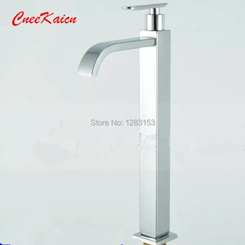 high 304 Stainless steel square heightening kitchen sink faucet single hole single holder cold water tap bathroom wash basin
high 304 Stainless steel square heightening kitchen sink faucet single hole single holder cold water tap bathroom wash basin