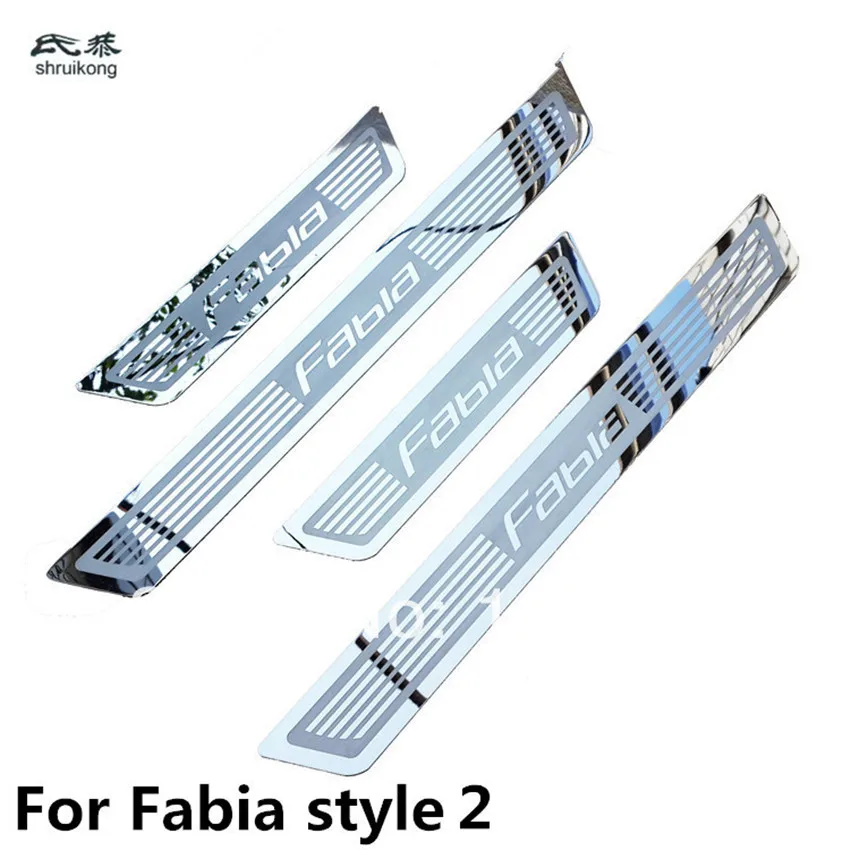 ultra-thin Stainless Steel Door Sill Scuff Plate for Skoda Fabia Octavia Superb Rapid Free Shipping
ultra-thin Stainless Steel Door Sill Scuff Plate for Skoda Fabia Octavia Superb Rapid Free Shipping
