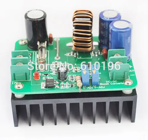 DC-DC 600W 10-60V to 12-80V Boost Converter Step-up Module Power Supply With Heat Sink
DC-DC 600W 10-60V to 12-80V Boost Converter Step-up Module Power Supply With Heat Sink