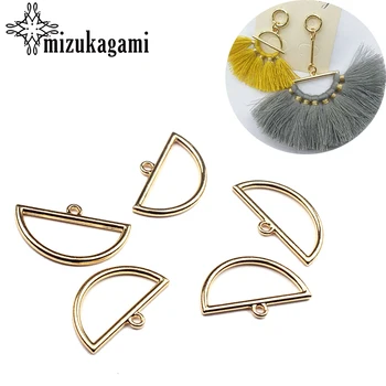 29*14mm 5pcs/lot Zinc Alloy Charms Pendant Gold Hollow Semicircle Moon Charms Connector For DIY EarringsMaking Accessories
29*14mm 5pcs/lot Zinc Alloy Charms Pendant Gold Hollow Semicircle Moon Charms Connector For DIY EarringsMaking Accessories