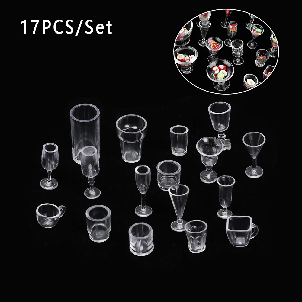 17PCS/Set Mini Miniature Drink Ice Cream Cup Kitchenware Model Kids Transparent Plastic Play Toys DIY Doll Accessories
17PCS/Set Mini Miniature Drink Ice Cream Cup Kitchenware Model Kids Transparent Plastic Play Toys DIY Doll Accessories