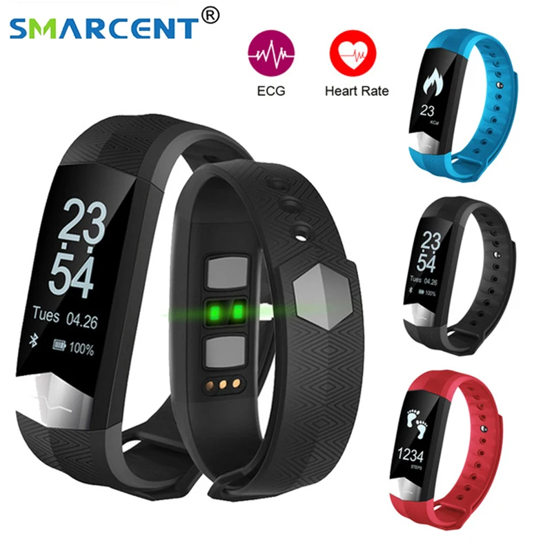 

CD01 Smartband ECG Bluetooth Sport Smart wristband Blood pressure HR Smart Band Fitness tracker Smart Bracelet For IOS Android