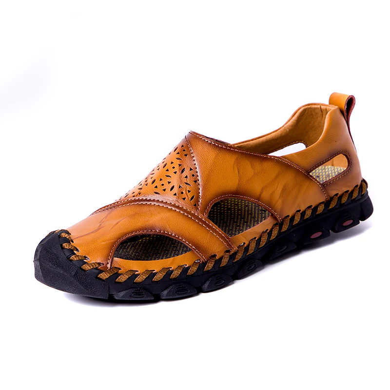 JMaiou Genuine Leather Men Shoes Tracking Summmer Walking Sandals Mens 2019 New Big Size Outdoor Sea/Beach Shoes Male Sandals
JMaiou Genuine Leather Men Shoes Tracking Summmer Walking Sandals Mens 2019 New Big Size Outdoor Sea/Beach Shoes Male Sandals