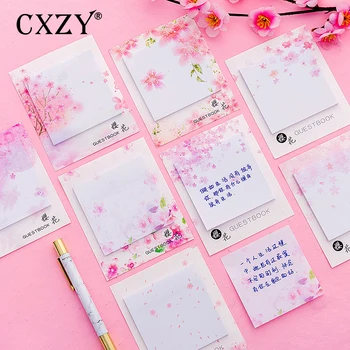 CXZY Sakura sticky note kawaii index notebook memo pad planner sticker scrapbook items list masking post stationery office 3B835
CXZY Sakura sticky note kawaii index notebook memo pad planner sticker scrapbook items list masking post stationery office 3B835
