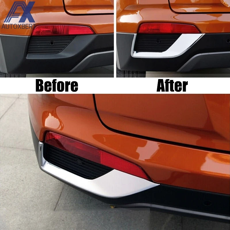 AX Chrome Rear Reflector Fog Light Lamp Cover For Hyundai Creta ix25Trim Foglight Bumper Molding Garnish Frame 2014-2019 2017
AX Chrome Rear Reflector Fog Light Lamp Cover For Hyundai Creta ix25Trim Foglight Bumper Molding Garnish Frame 2014-2019 2017