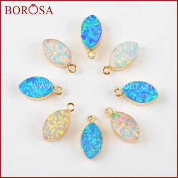 BOROSA 10PCS Wholesale Marquise Japanese Opal Charms, Charm Gems for Earrings/Necklace Making G1467
BOROSA 10PCS Wholesale Marquise Japanese Opal Charms, Charm Gems for Earrings/Necklace Making G1467