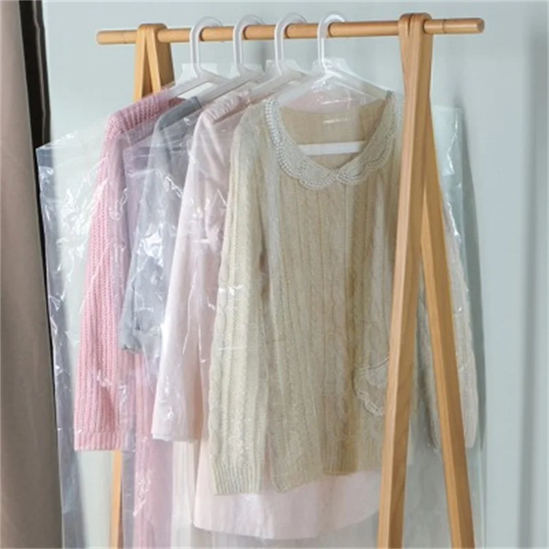 10Pcs Disposable Transparent Plastic cover Clothes Garment Suit Coat Dust Cover Protector Storage Bag Case for Clothes Organizer
10Pcs Disposable Transparent Plastic cover Clothes Garment Suit Coat Dust Cover Protector Storage Bag Case for Clothes Organizer