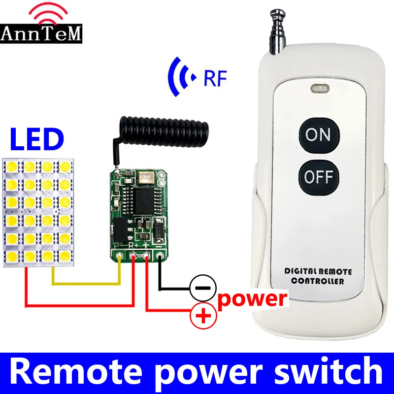 Wireless Remote Control Switch 433mhz rf Transmitter Receiver kit 3.7v 4.5v 6v 9v 12v Battery Power Mini Small Controller Module
Wireless Remote Control Switch 433mhz rf Transmitter Receiver kit 3.7v 4.5v 6v 9v 12v Battery Power Mini Small Controller Module