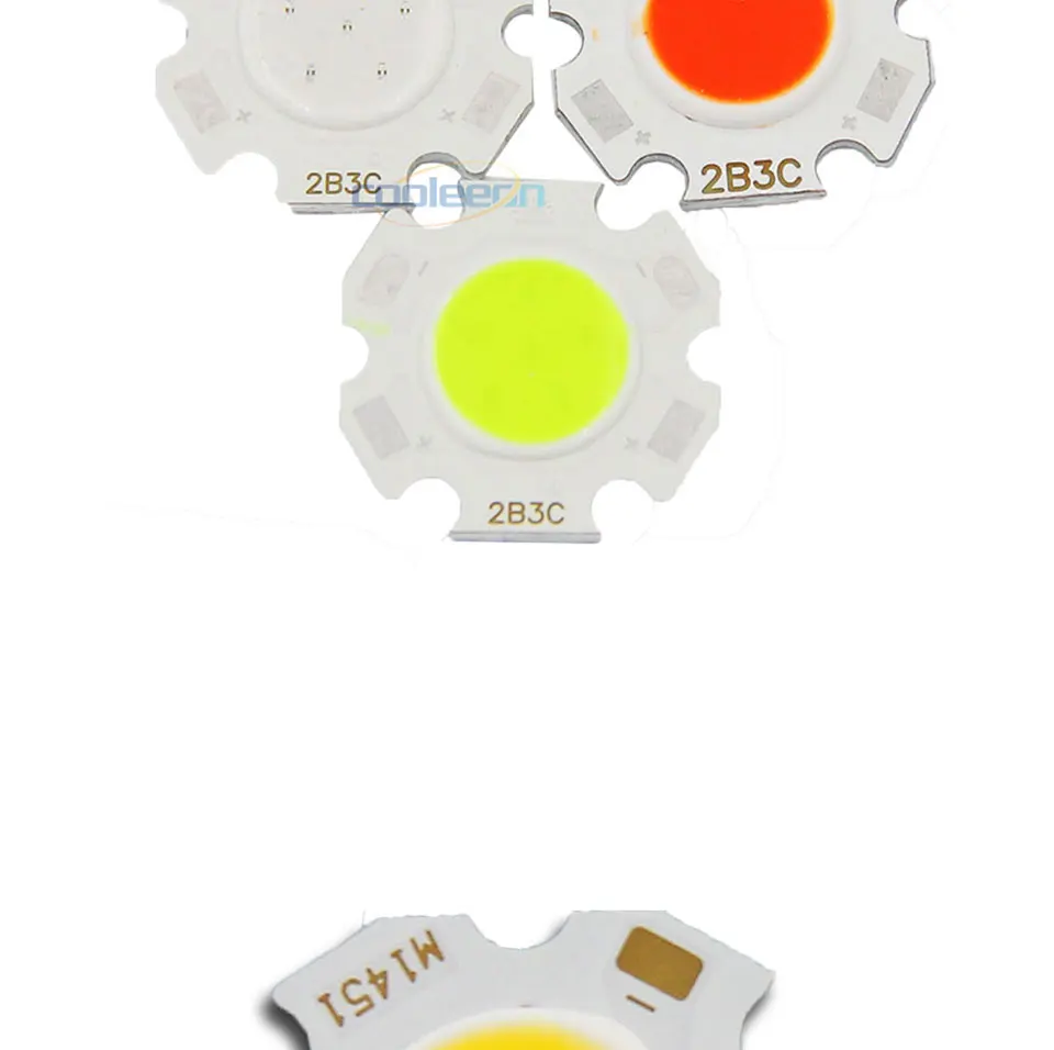 20pcs Red Blue Green White 3W 5W 7W 20mm Round COB LED Chip On Board Lighting Source For Spotlight Downlight DC LED Bulb for DIY (3)