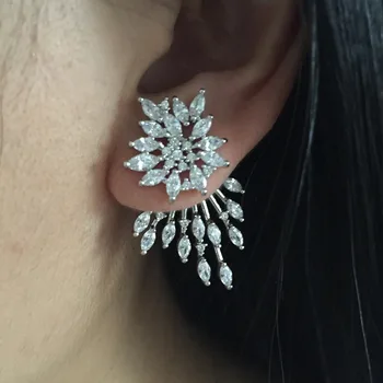 fashion women accessories stud earring 2 separate part wearing flower wing sparking star brincos ear accessories
fashion women accessories stud earring 2 separate part wearing flower wing sparking star brincos ear accessories