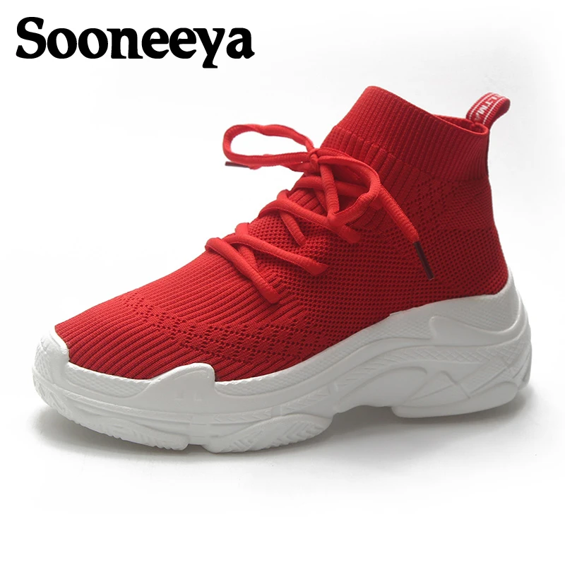 Sooneeya Breathable Stretch Fabric Socks Outdoor Women Shoes Platform Elastic Sneakers Tenis Feminino Casual Female Shoes Woman
Sooneeya Breathable Stretch Fabric Socks Outdoor Women Shoes Platform Elastic Sneakers Tenis Feminino Casual Female Shoes Woman